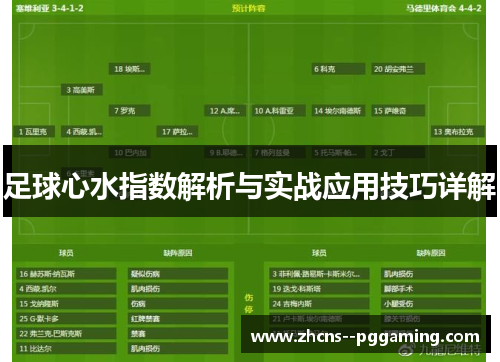 足球心水指数解析与实战应用技巧详解 足球心水指数解析与实战应用技巧详解